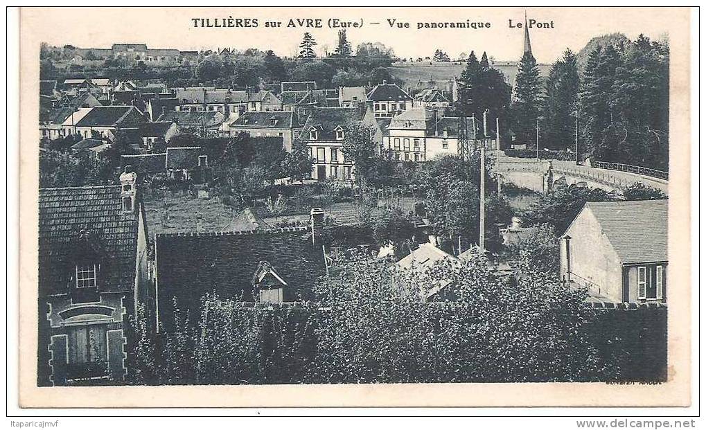 eure : TILLIERES   sur  AVRE    :   vue