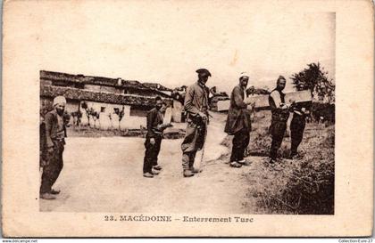 (30/11/24) MACEDOINE DU NORD-CPA ENTERREMENT TURC