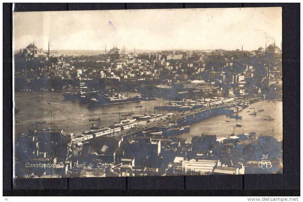 Europe - Turquie - Constantinople - Pont de Galata