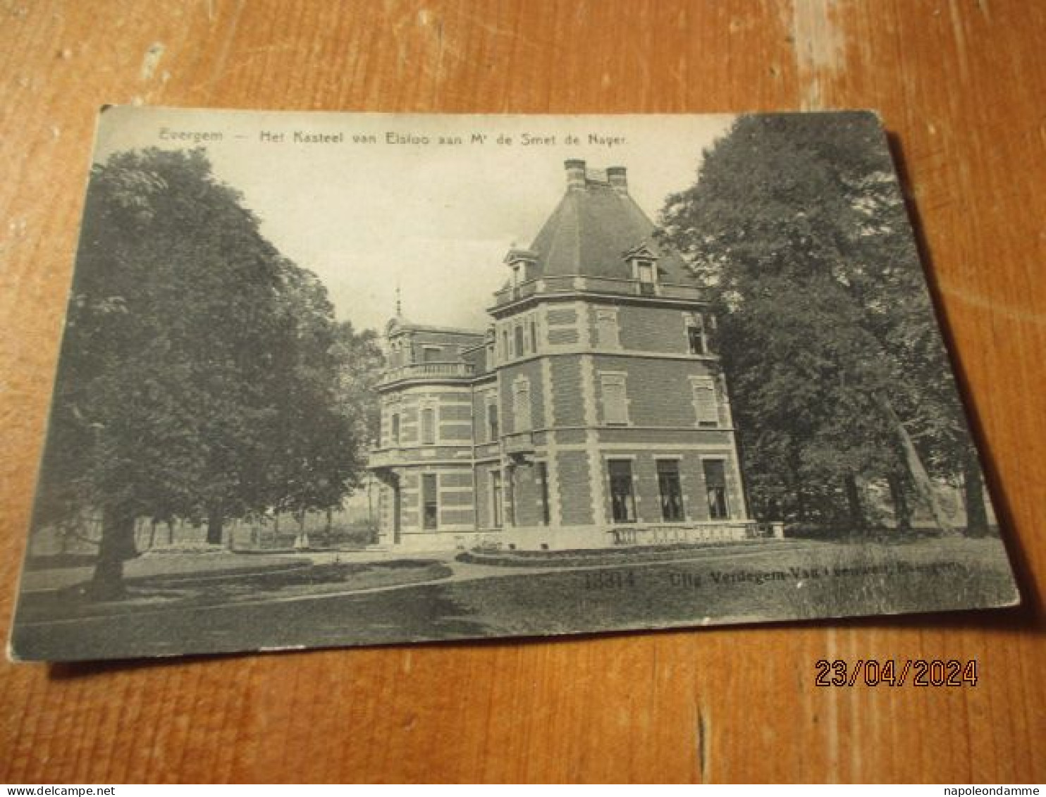 Evergem Het kasteel van Elsloo aan Mr de Smet de Nayer