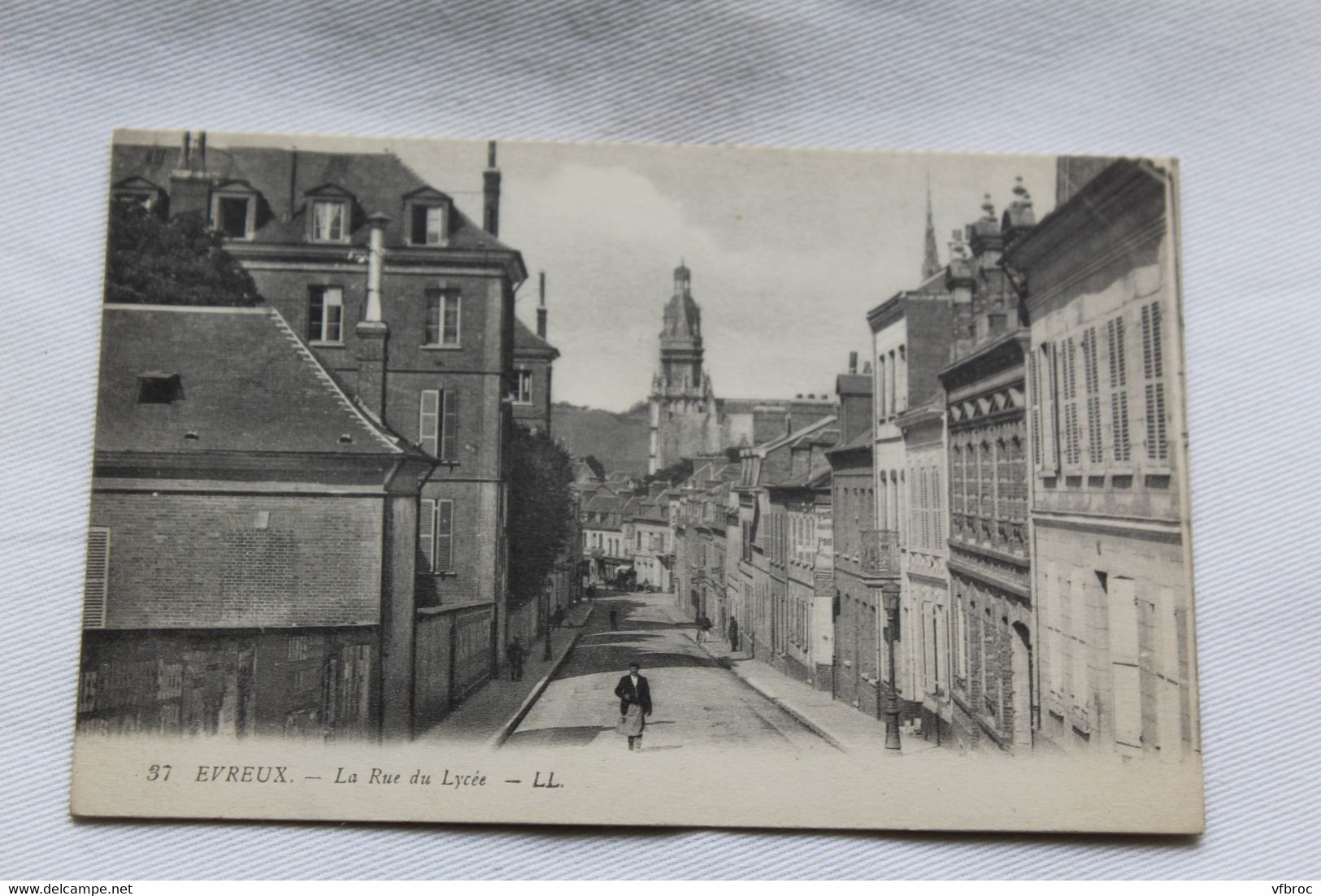 Evreux, la rue du lycée, Eure 27