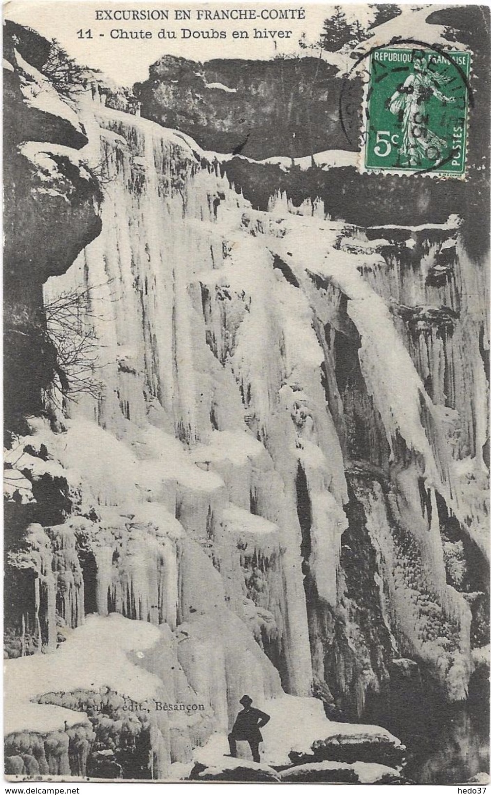 Excursion en Franche-Comté - Chute du Doubs en hiver - Besançon