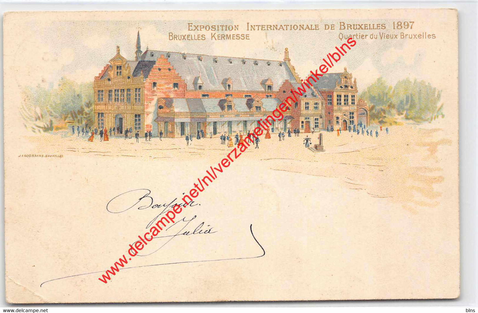 Exposition Internationale de Bruxelles 1897 - Bruxelles Kermesse - Brussel Bruxelles