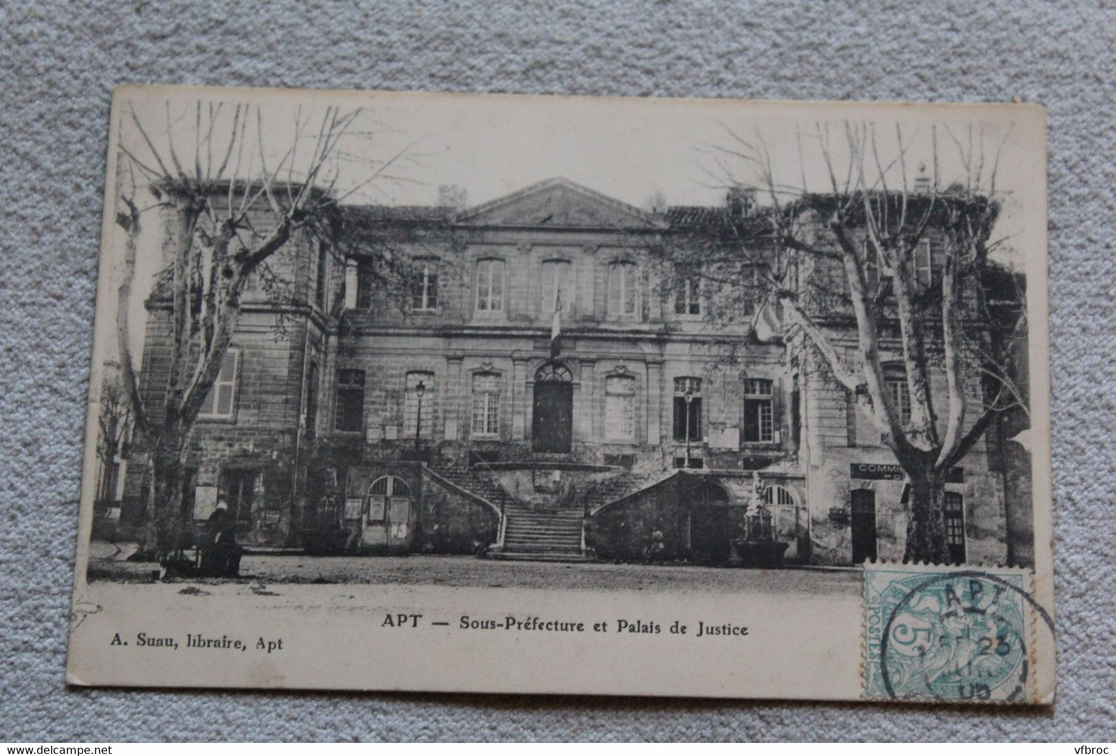 F102, Cpa 1905, Apt, sous préfecture et palais de justice, Vaucluse 84