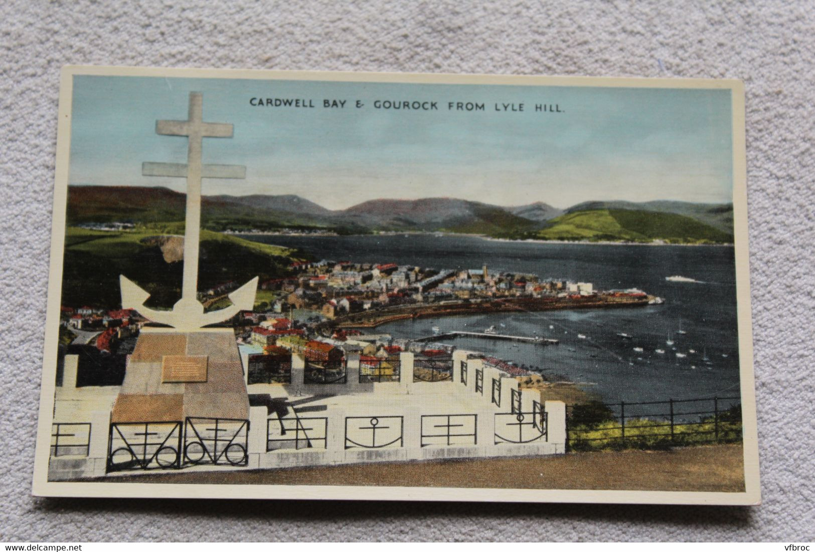 F218, Cpsm, Cardwell bay and Gourock from lyle hill, Ecosse