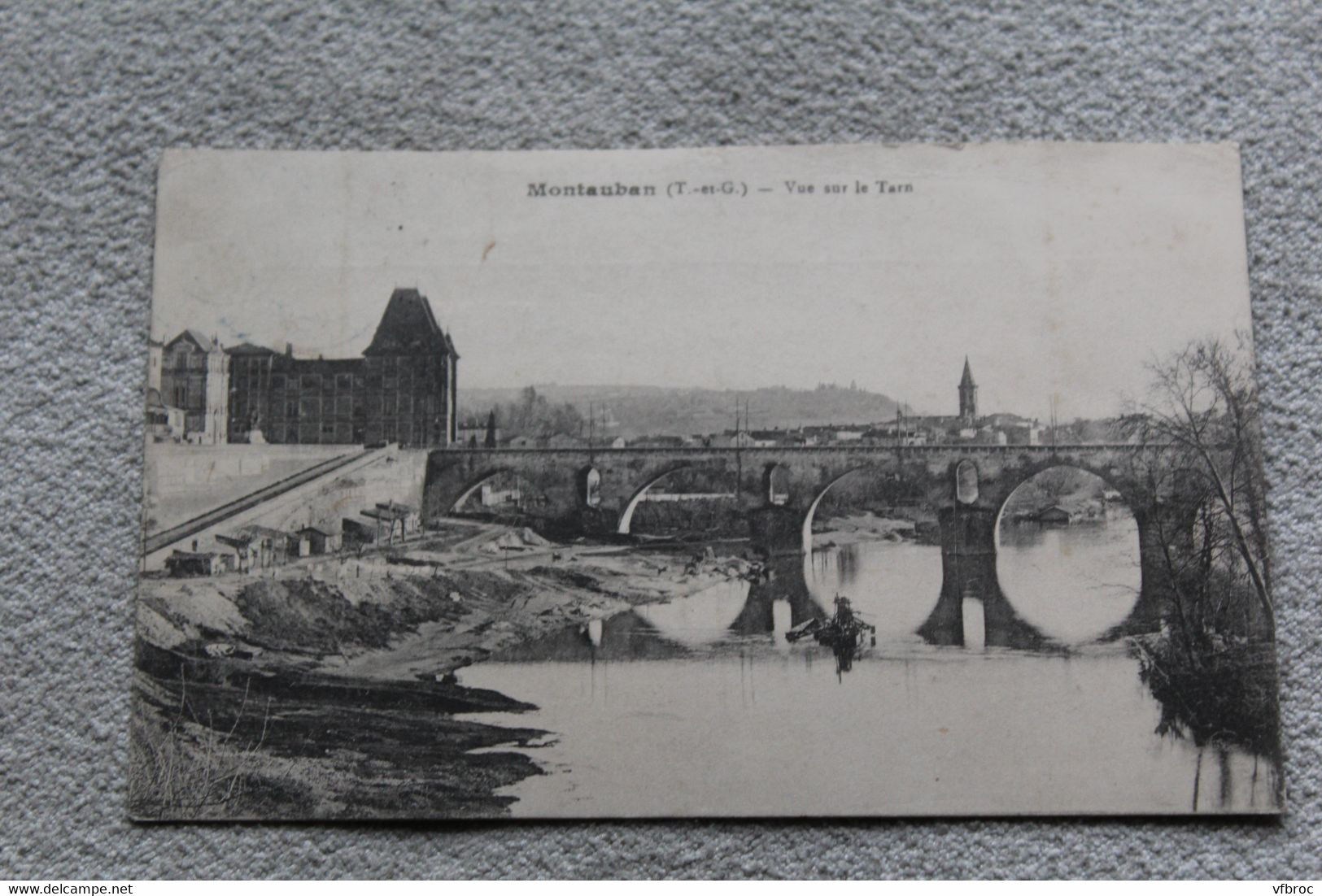 F565, Cpa 1915, Montauban, vue sur le Tarn, Tarn et Garonne 82