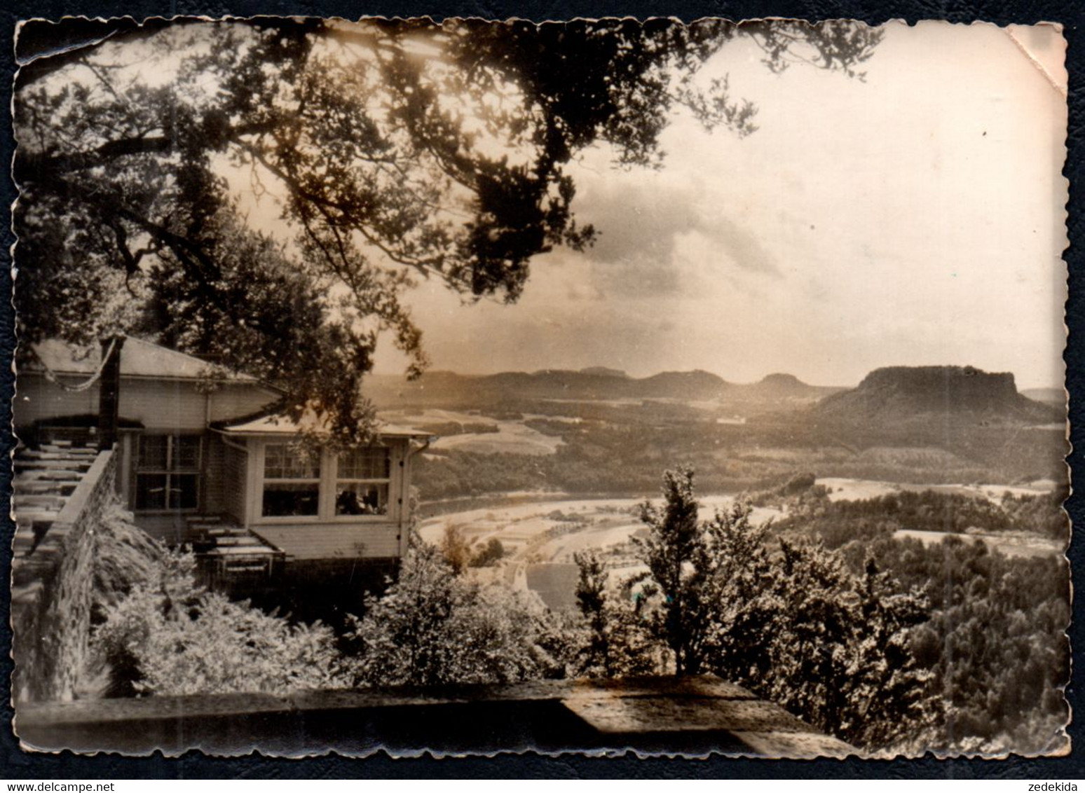 F7155 - Rathen Bastei Gaststätte - Lilienstein - Foto Casper Langenhennersdorf