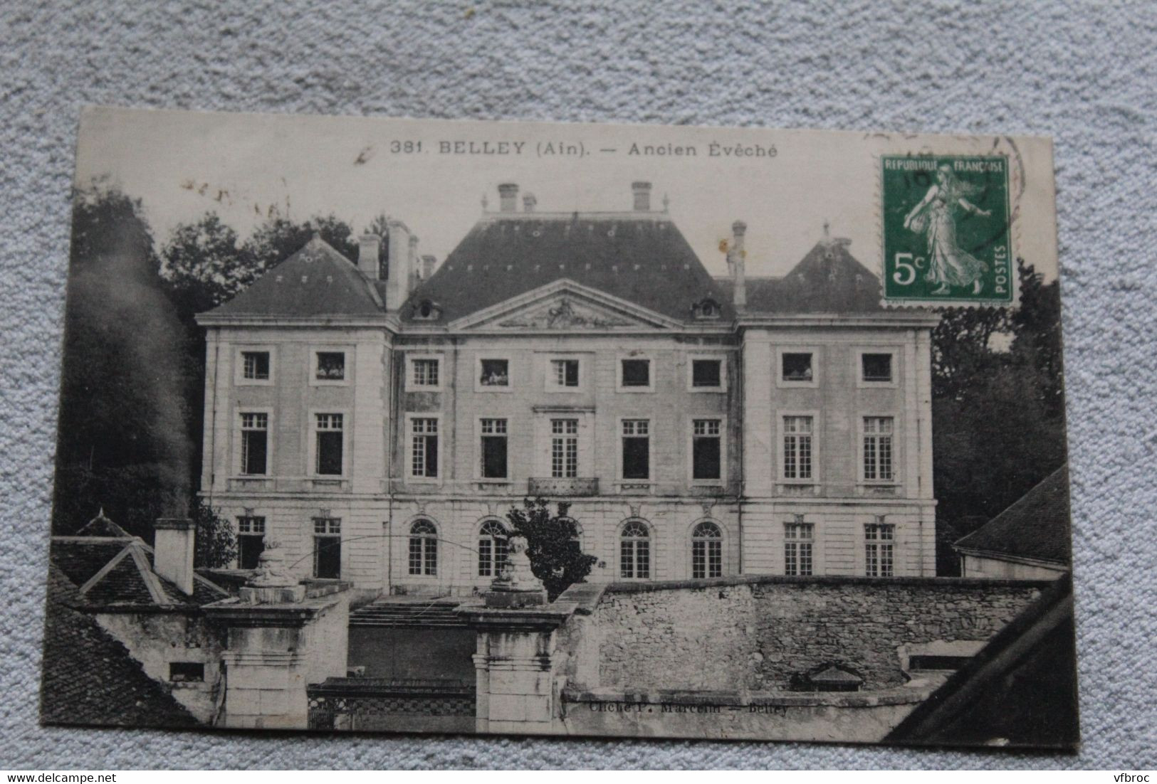 F783, Cpa 1912, Belley, ancien évêché, Ain 01