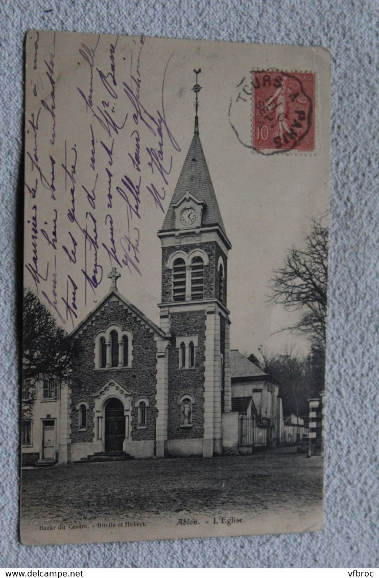 F795, Ablon, l'église, Val de Marne 94