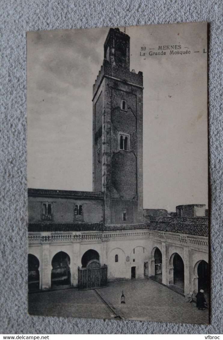 F995, Meknes, la grande mosquée, Maroc