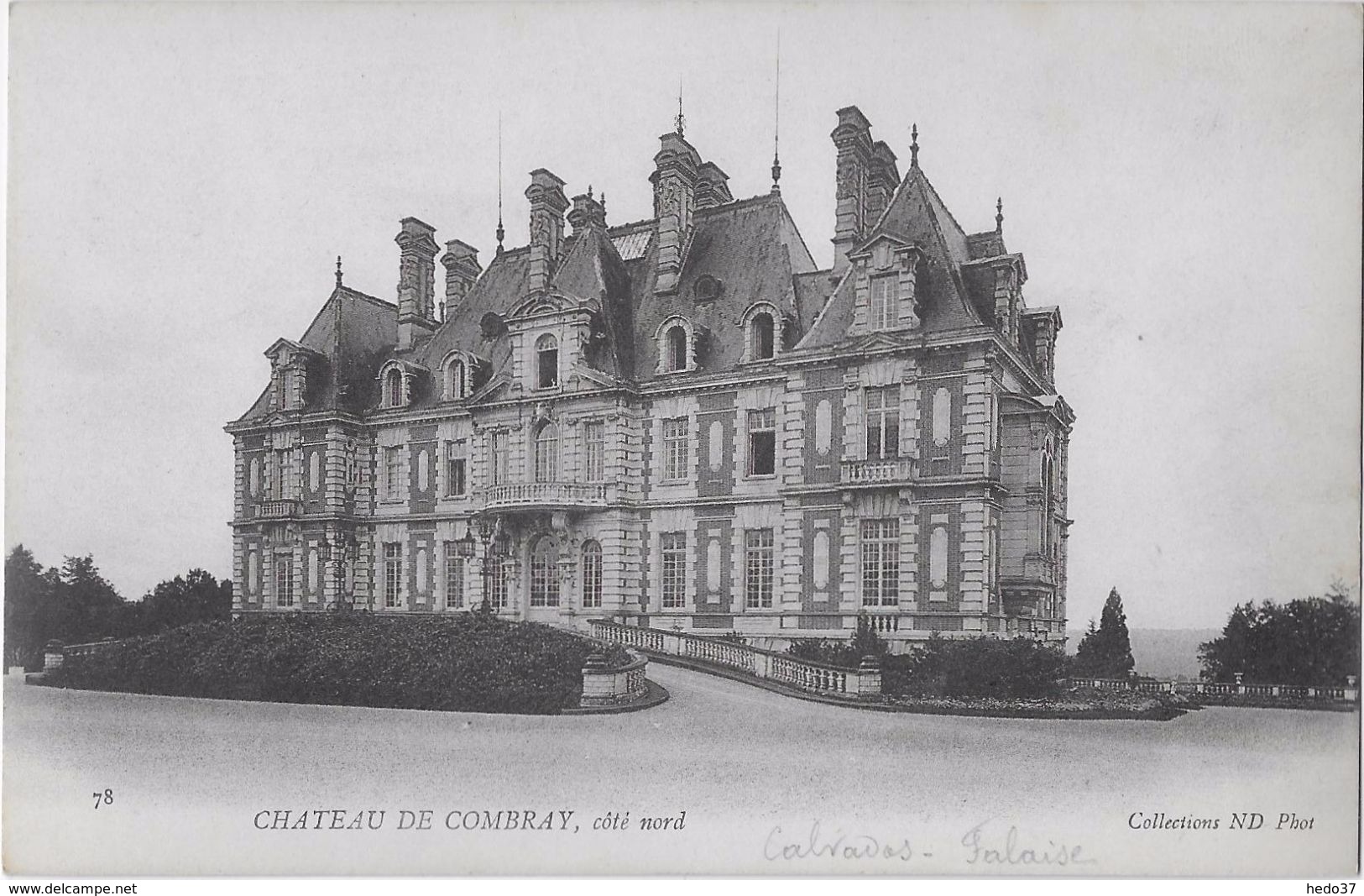 Falaise - Château de Combray, côté nord