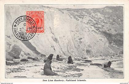 FALKLANDS ISL. - Sea Lion Rookery - Publ. Malvina Series.