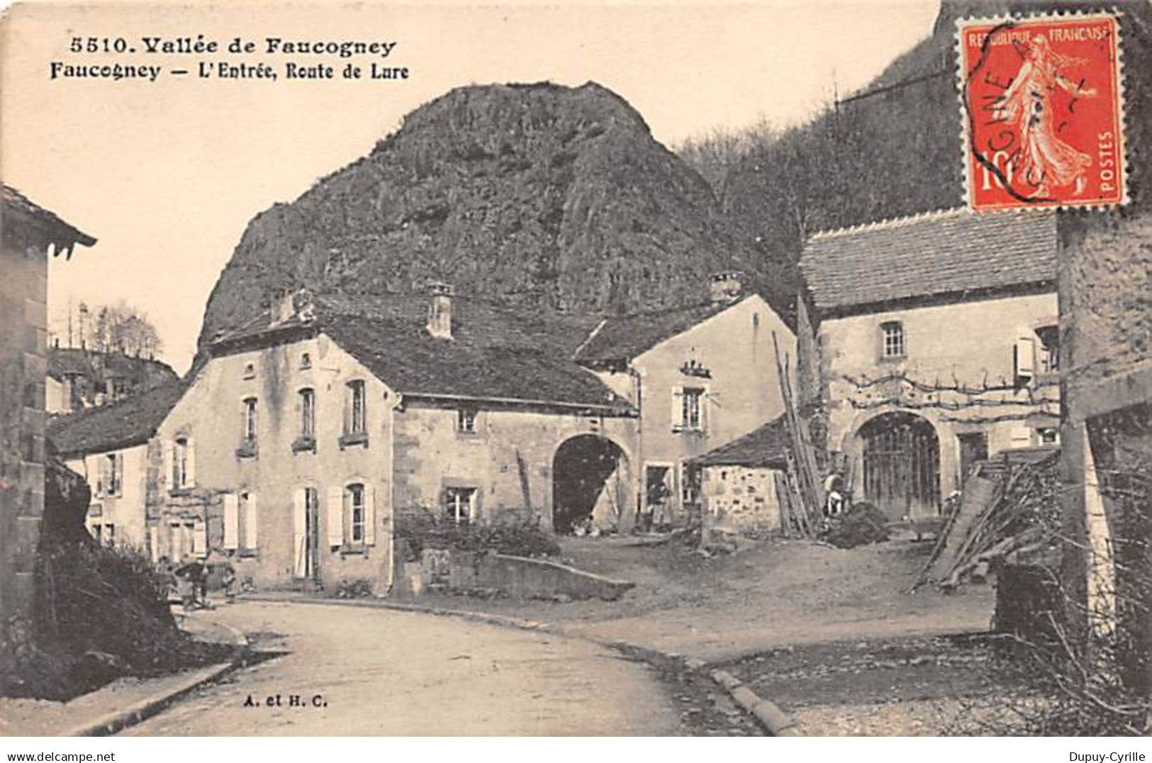 FAUCOGNEY - L'Entrée, Route de Lure - très bon état