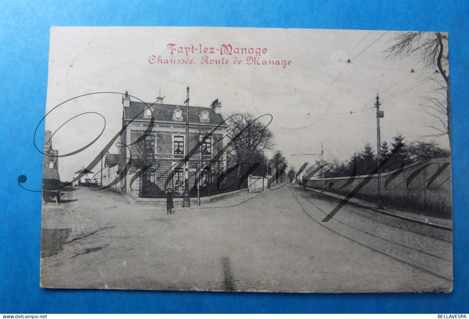 Fayt lez Manage Chaussee Route de Manage 1913