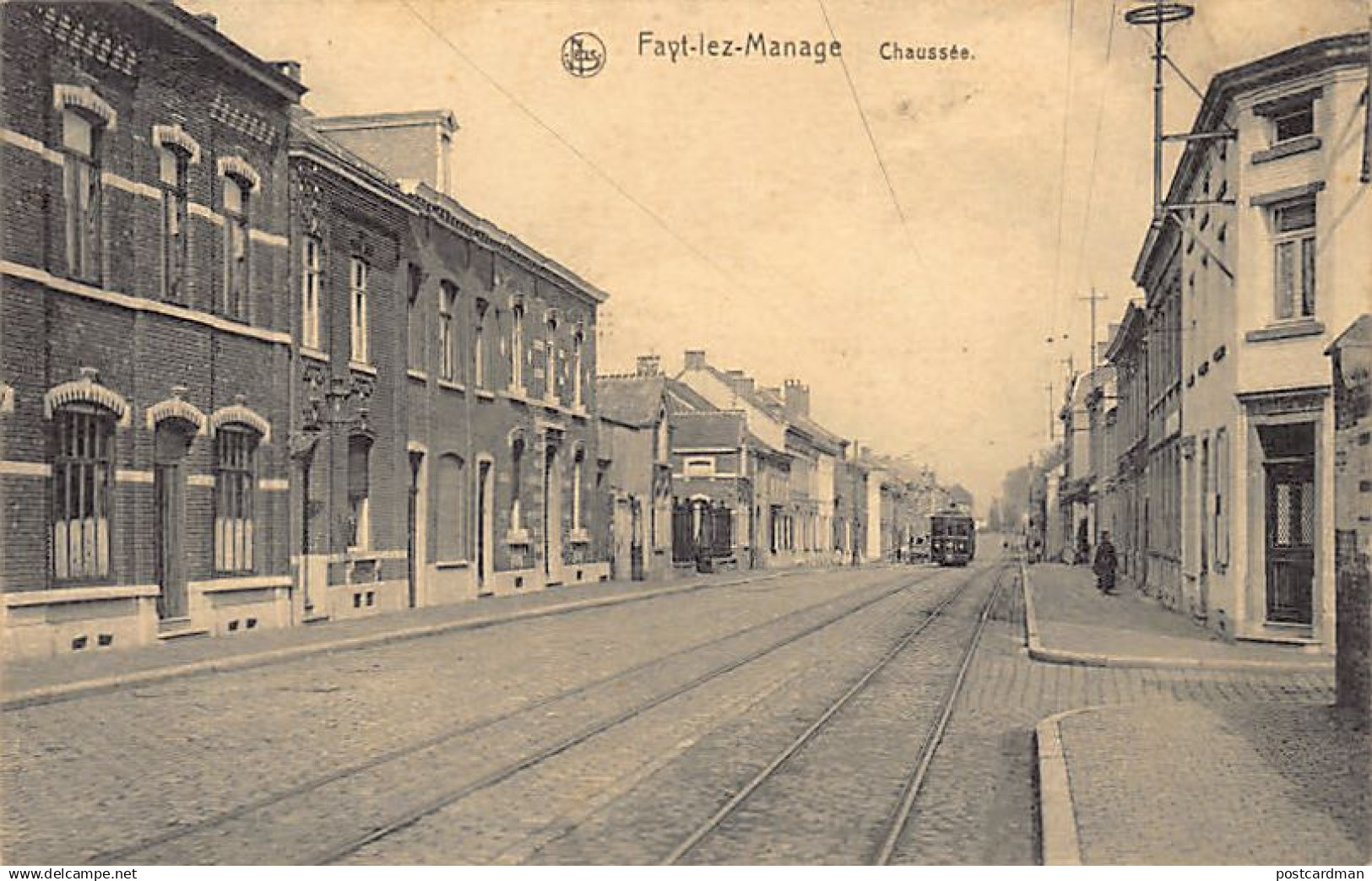 FAYT LEZ MANAGE (Hainaut) Chaussée - Tramway