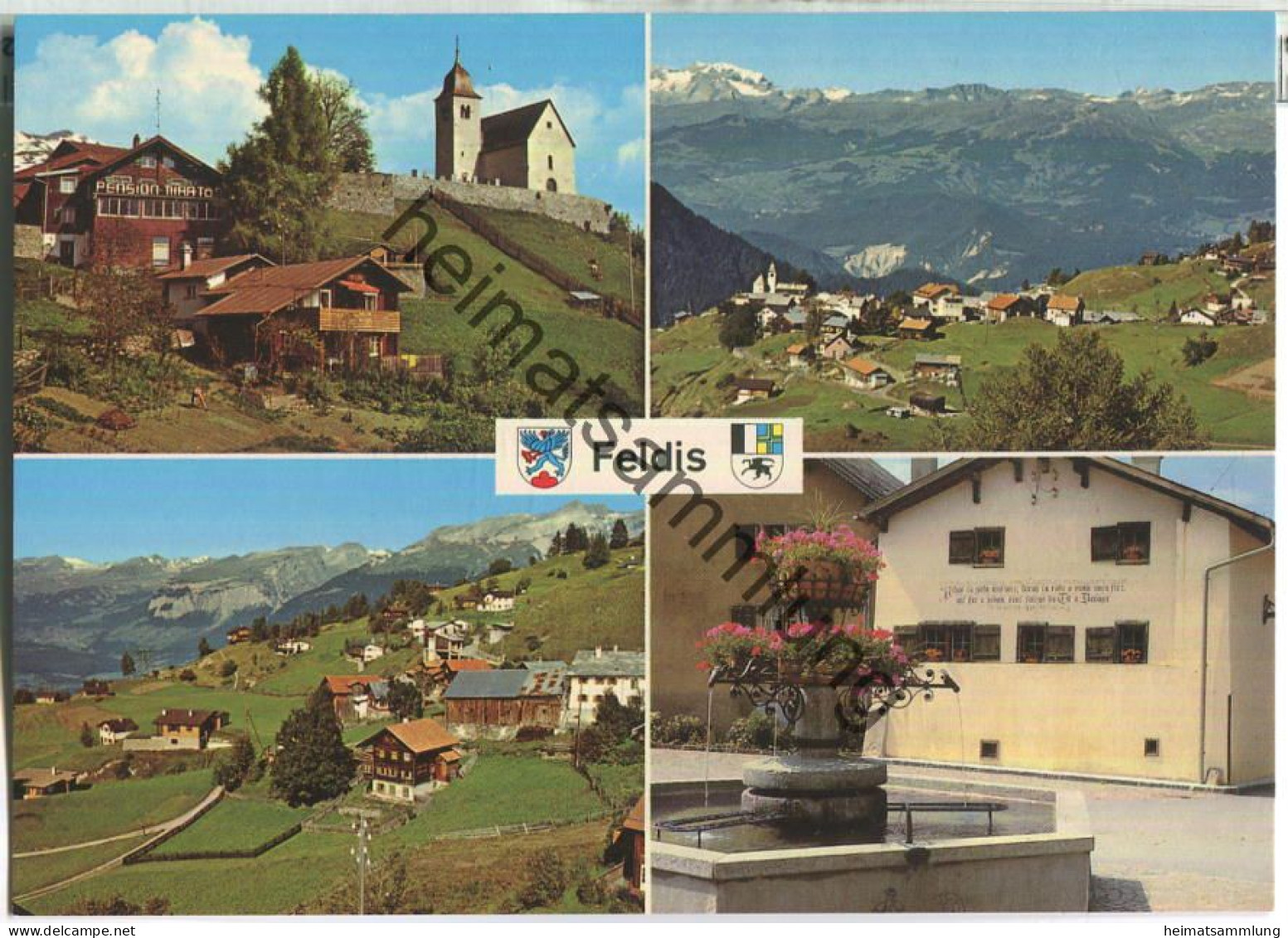 Feldis - Verlag Photohaus Geiger Flims-Waldhaus (E93706y)*