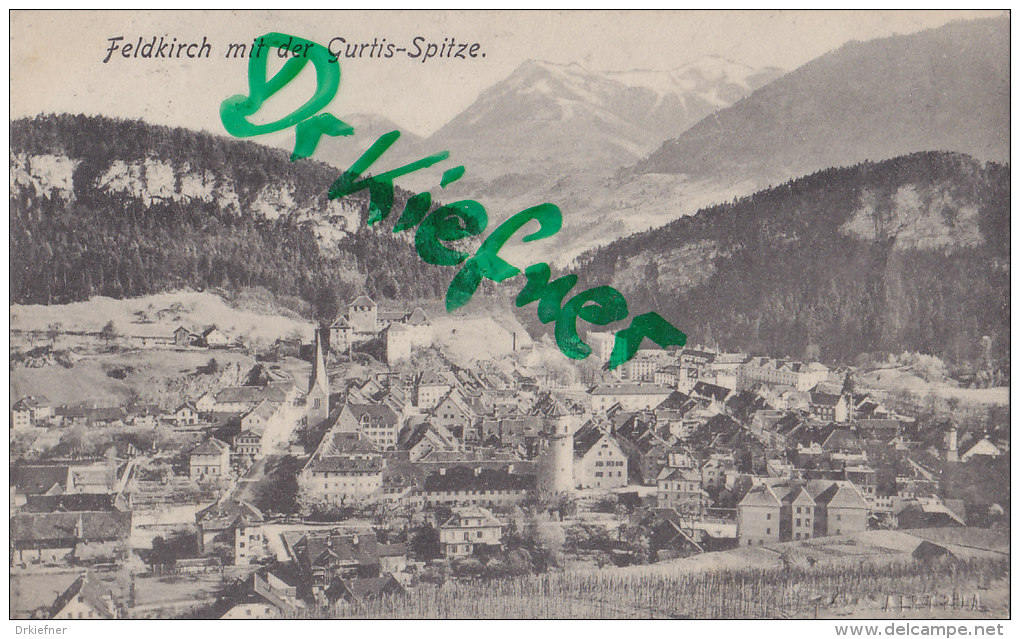 Feldkirch, mit Gurtis-Spitze, um 1910