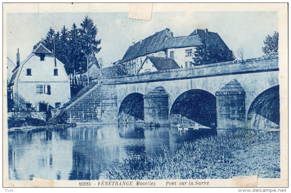 FENETRANGE PONT SUR LA SARRE