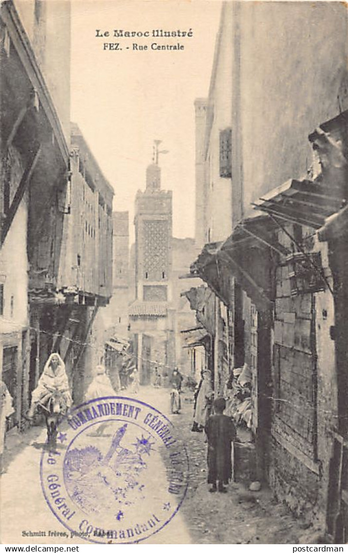 FEZ Fès - Rue Centrale - Ed. Schmitt frères