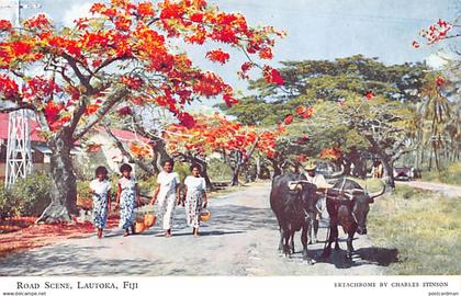 Fiji - LAUTOKA - Road scene - Publ. Charles Stinson 27