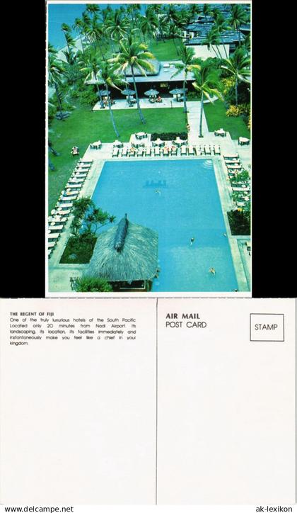 Postcard Nadi THE REGENT Hotel FIJI Südsee Paradies 1980