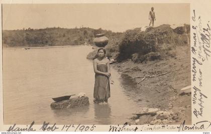 Laundrywoman - carte photo