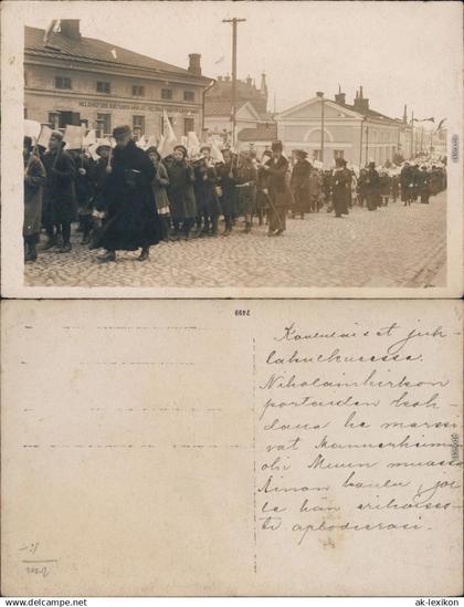 Helsinki Helsingfors Schüler-Marsch Lehrer, gegrüßt vom Presidenten 1930