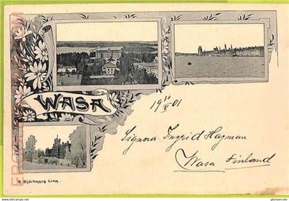 8774 - FINLANDIA - VINTAGE POSTCARD - Wasa - 1901