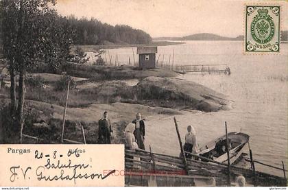 ac9780 - FINLANDIA - VINTAGE POSTCARD - Pargas -  1906