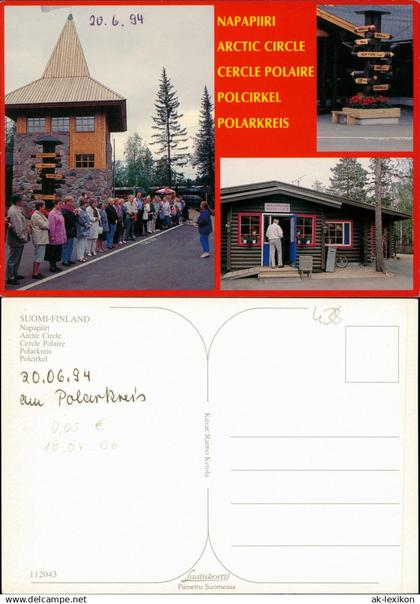 .Finnland Suomi Polarkreis SUOMI-FINLAND CERCLE POLAIRE ARCTIC CIRCLE 1994