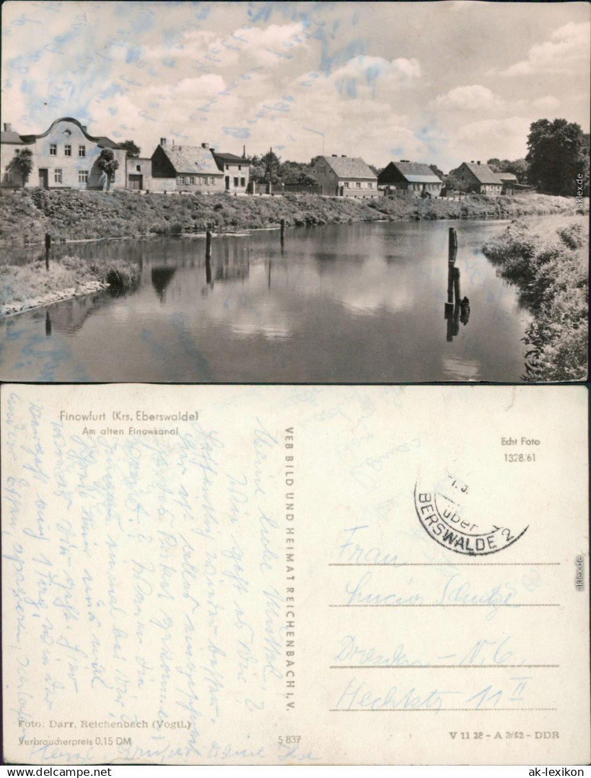 Finowfurt-Schorfheide bis 1929 Schöpfurth Am Alten Finowkanal 1962