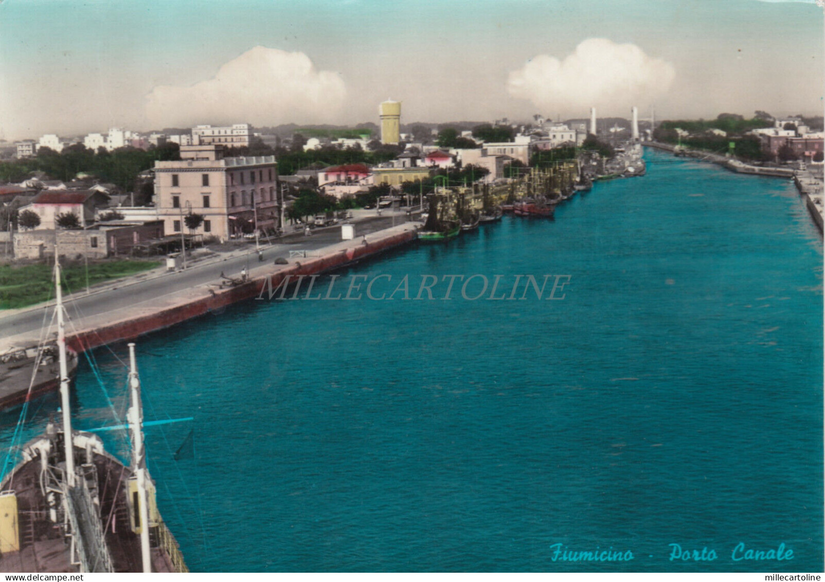 FIUMICINO - Porto Canale 1958