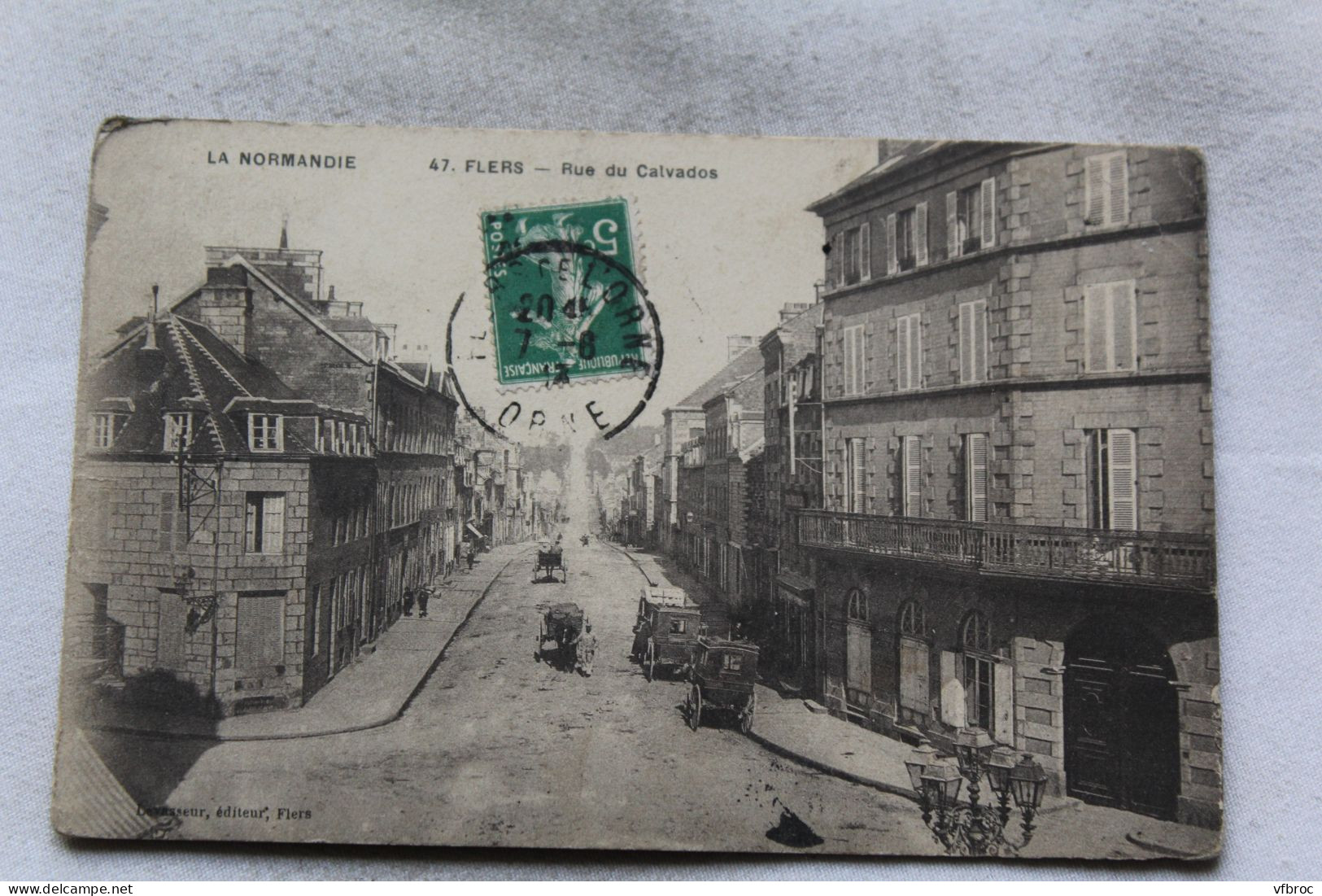 Flers, rue du Calvados , Orne 61