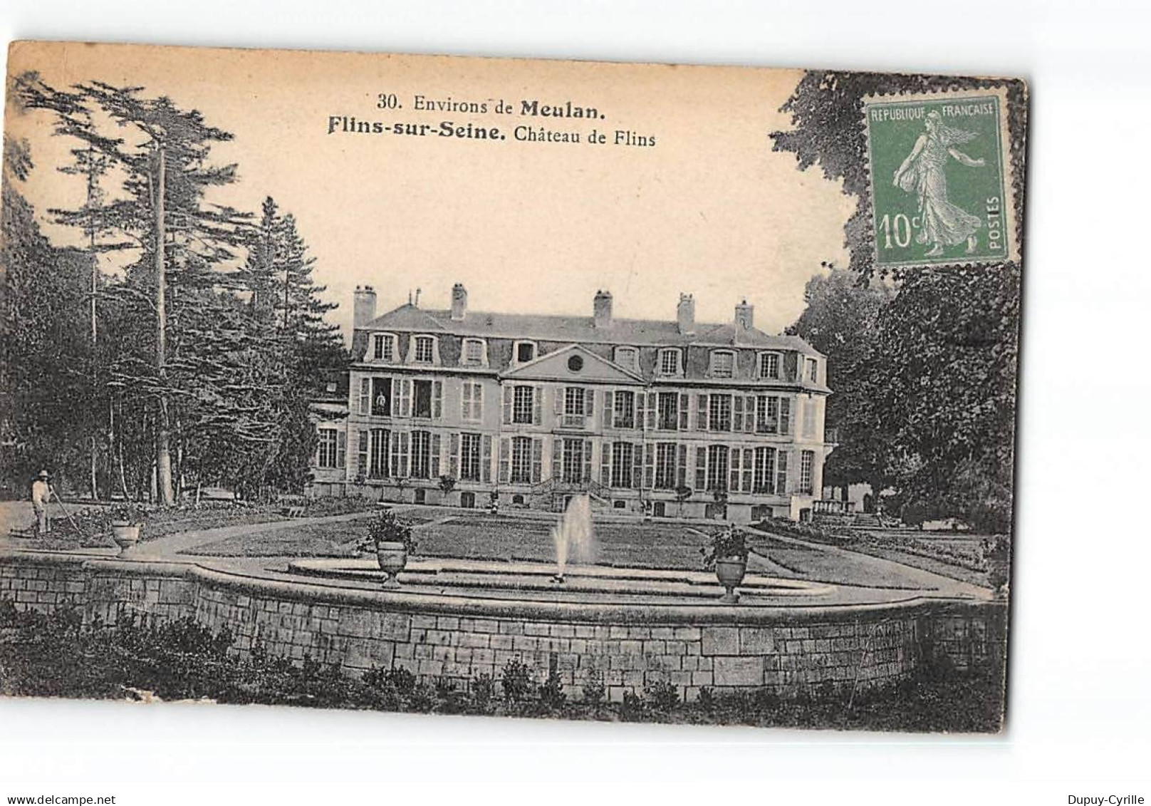 FLINS SUR SEINE - Château de Flins - état