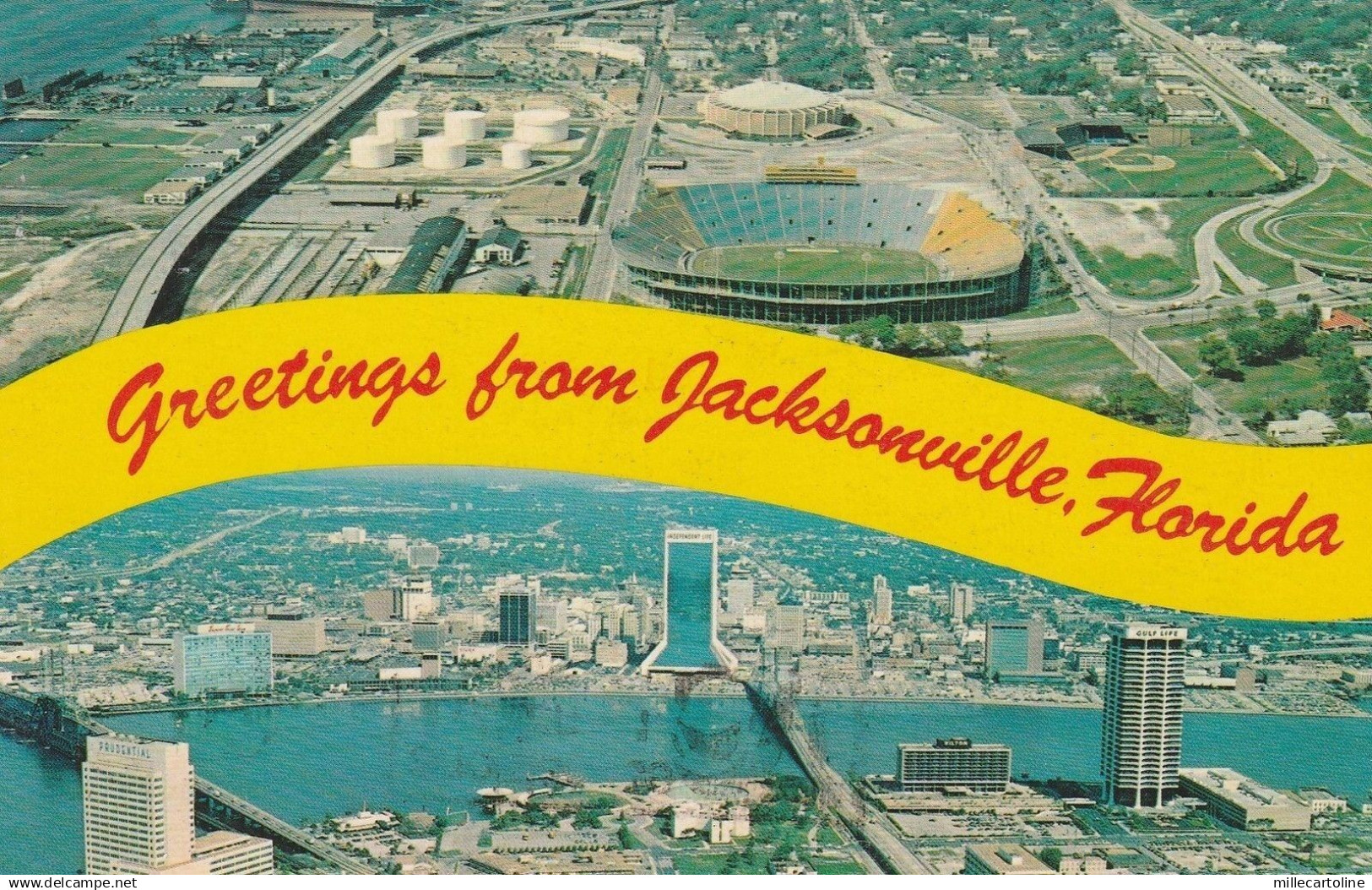 FLORIDA - Greetings from Jacksonville - Views 1976