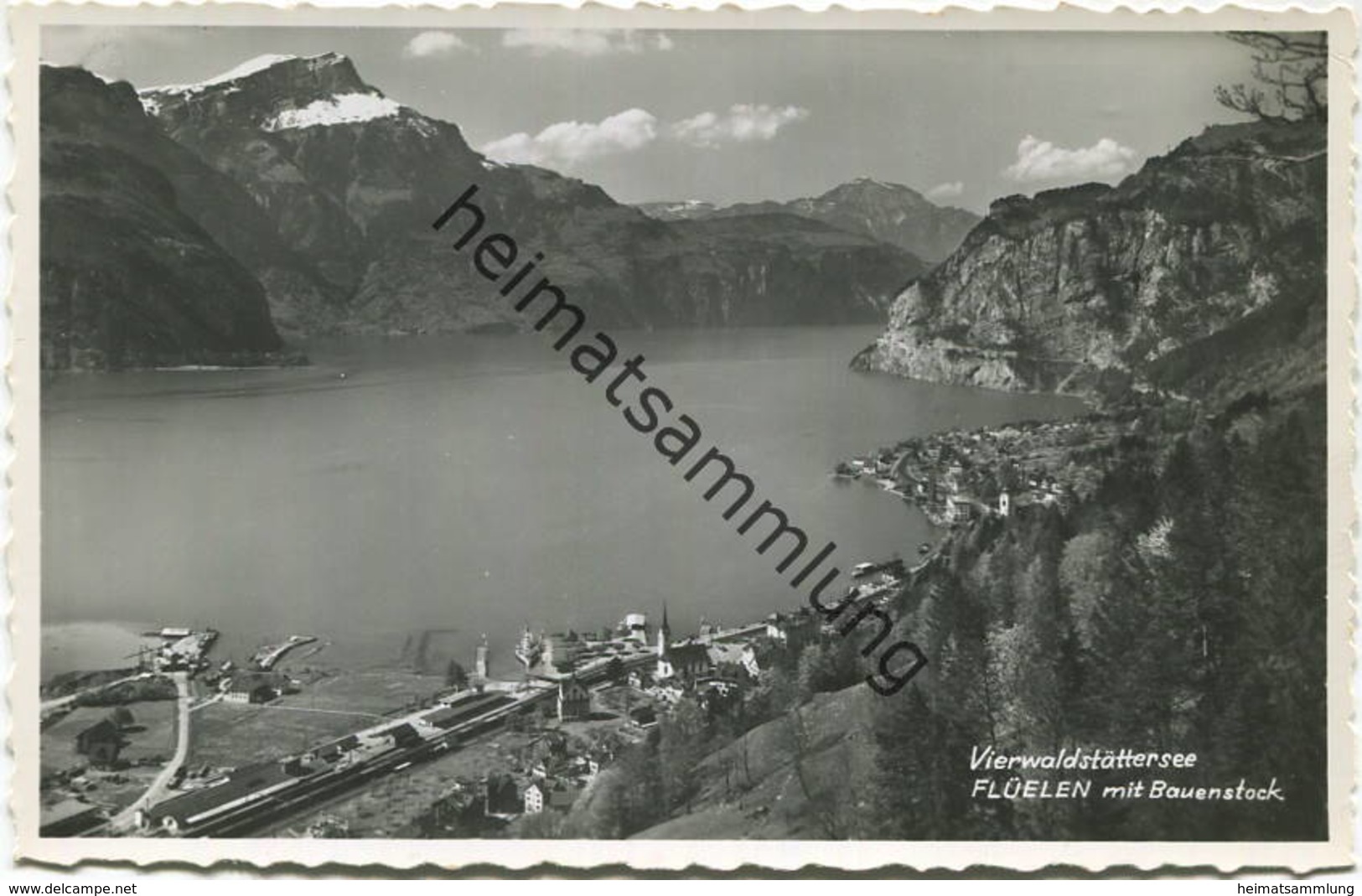 Flüelen - Vierwaldstättersee - Foto-AK - Verlag Ed. von Matt Altdorf