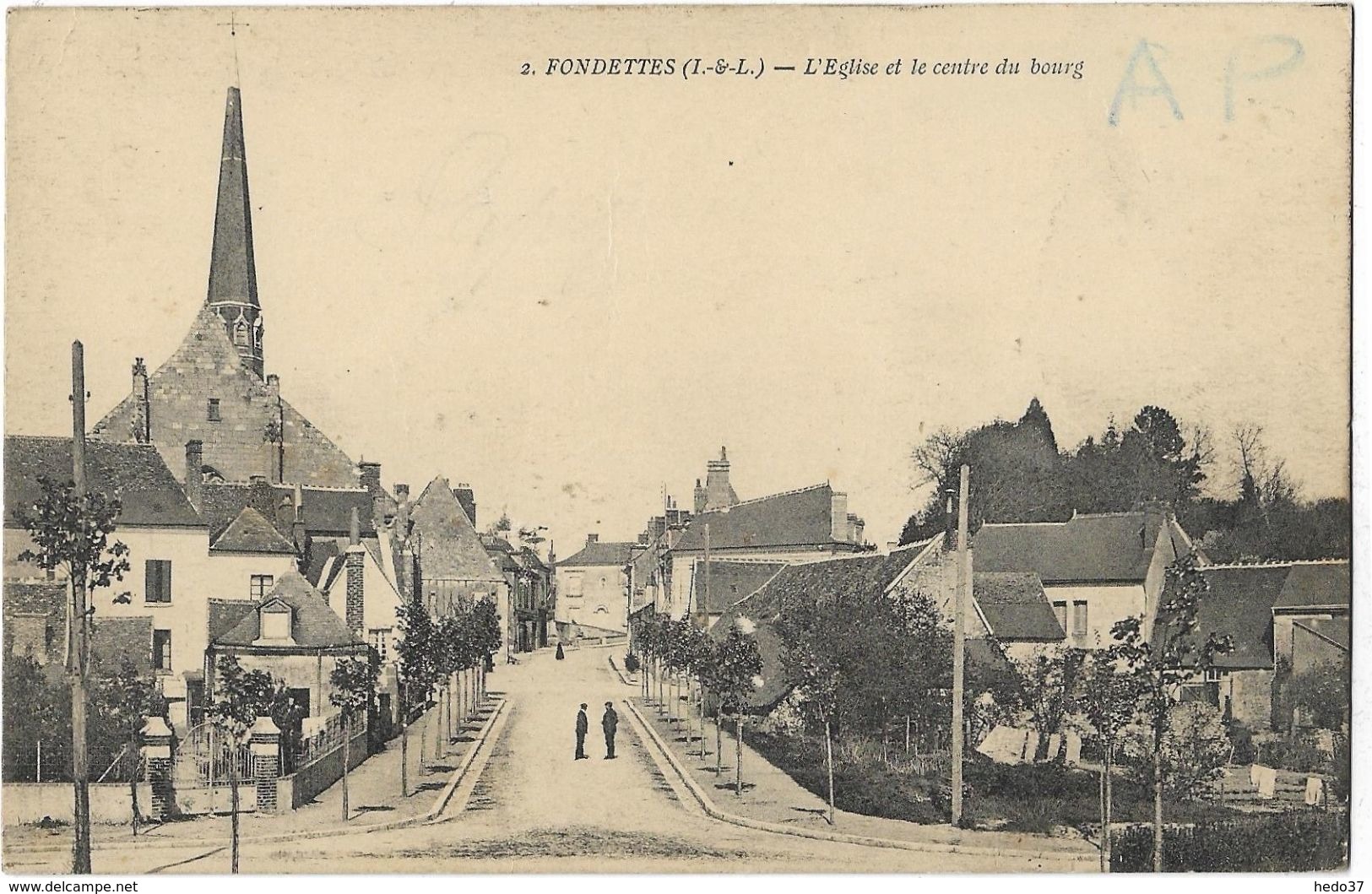 Fondettes - L'Eglise et le centre du bourg