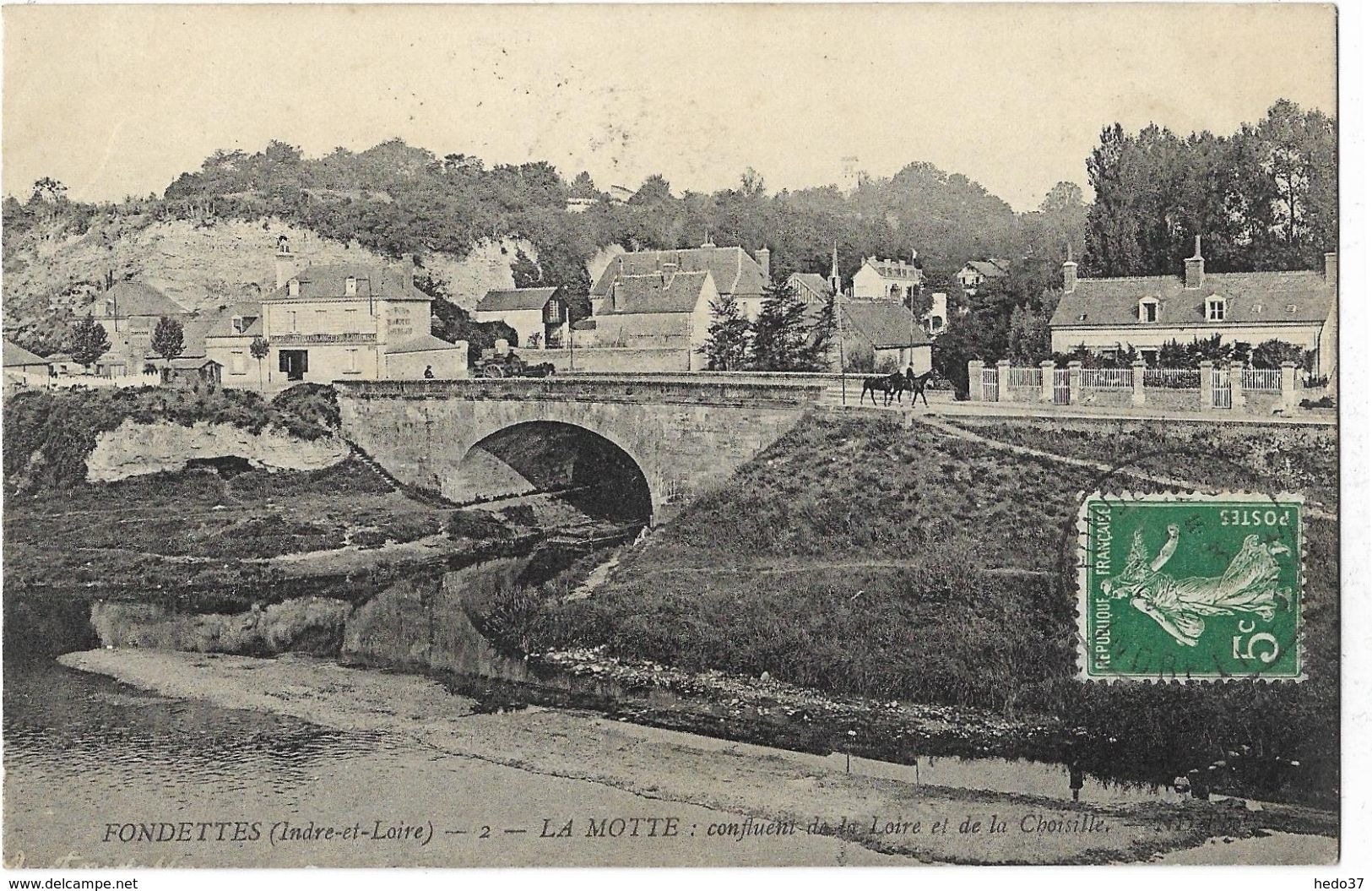 Fondettes - La Motte : confluent de la Loire et de la Choisille