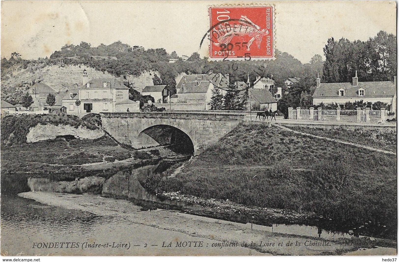 Fondettes - La Motte : confluent de la Loire et de la Choisille