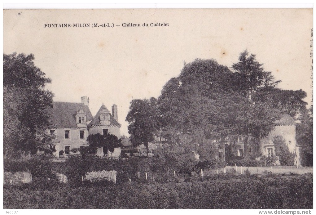 Fontaine-Milon - Château du Châtelet