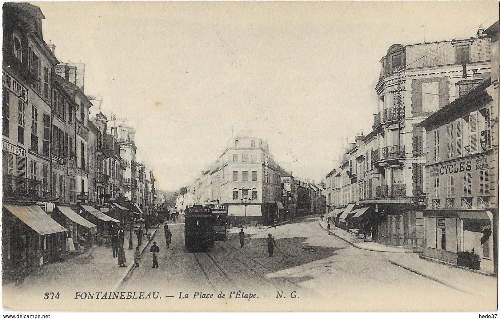 Fontainebleau - La Place de l'Etape