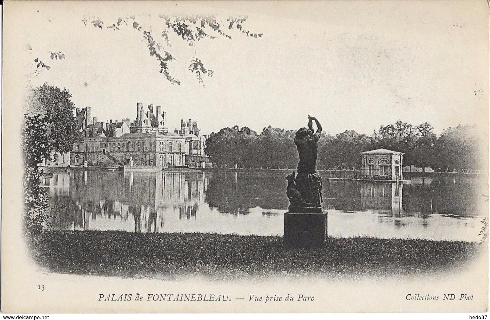 Fontainebleau - Vue prise du Parc