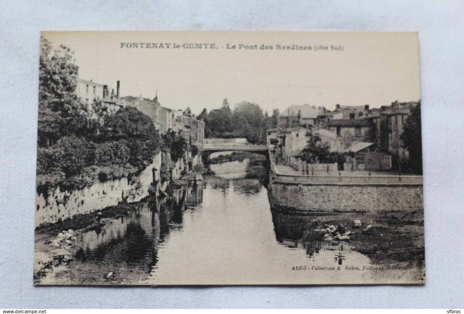 Fontenay le Comte, le pont des Sardines, côté Sud Vendée 85