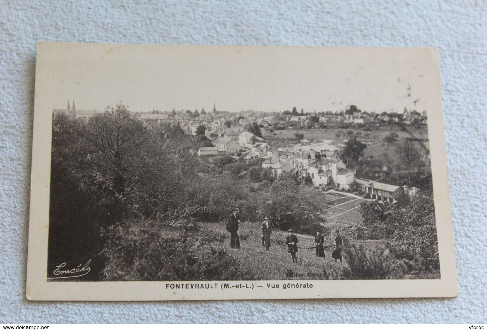 Fontevrault, vue générale, Maine et Loire 49