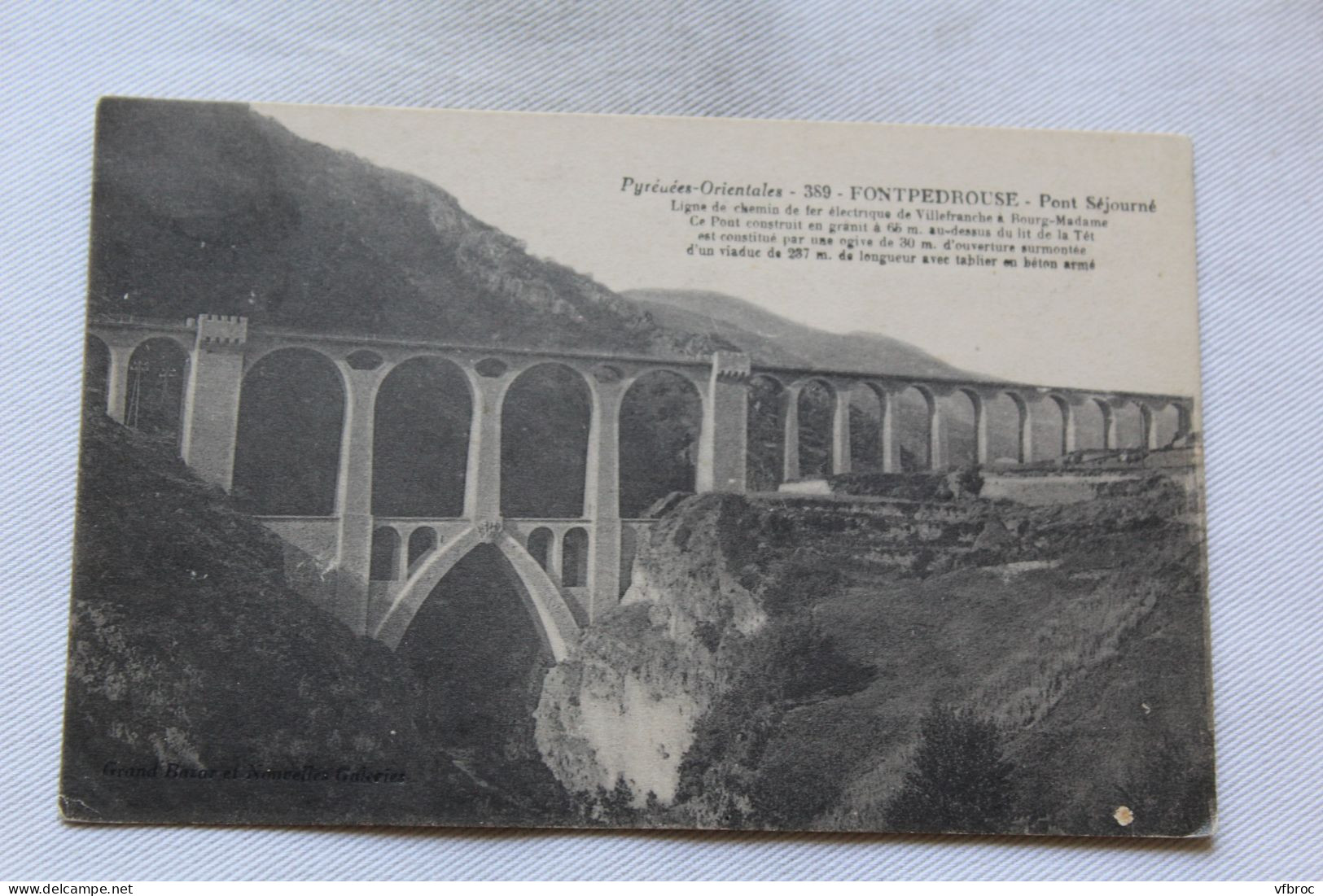 Fontpedrouse, pont Séjourné, Pyrénées orientales 66