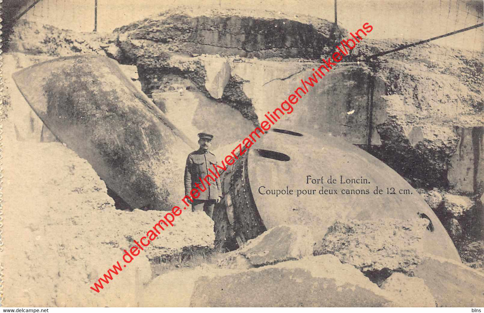 Fort de Loncin - coupole pour deux canons de 12cm - Loncin Ans