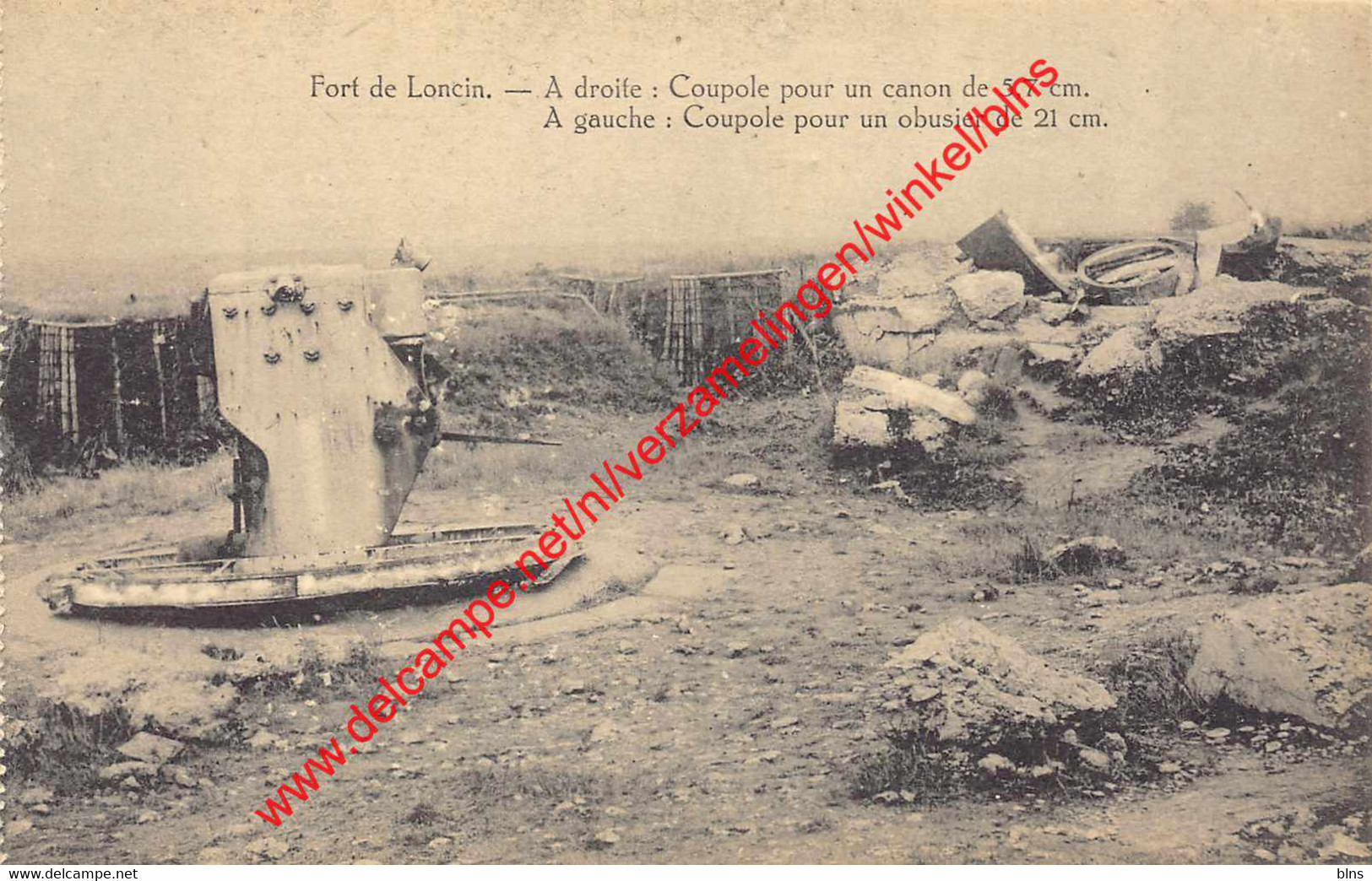 Fort de Loncin - coupole pour un canon obusier - Loncin Ans