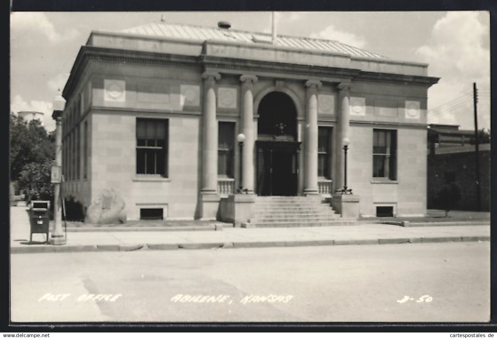 Foto-AK Abilene, KS, Post Office