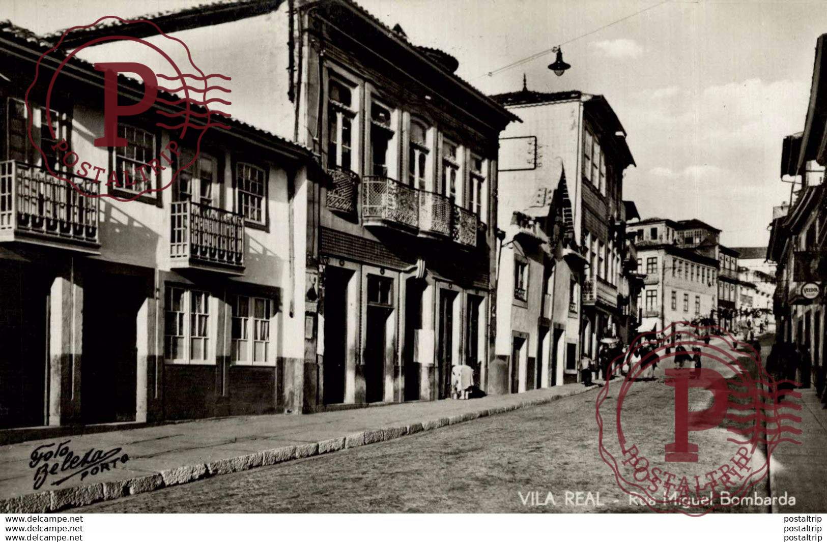 FOTOPOSTAL   PORTUGAL - VILA REAL -Rua Miguel Bombarda ( Ed.Livraria e Pap. Branco)