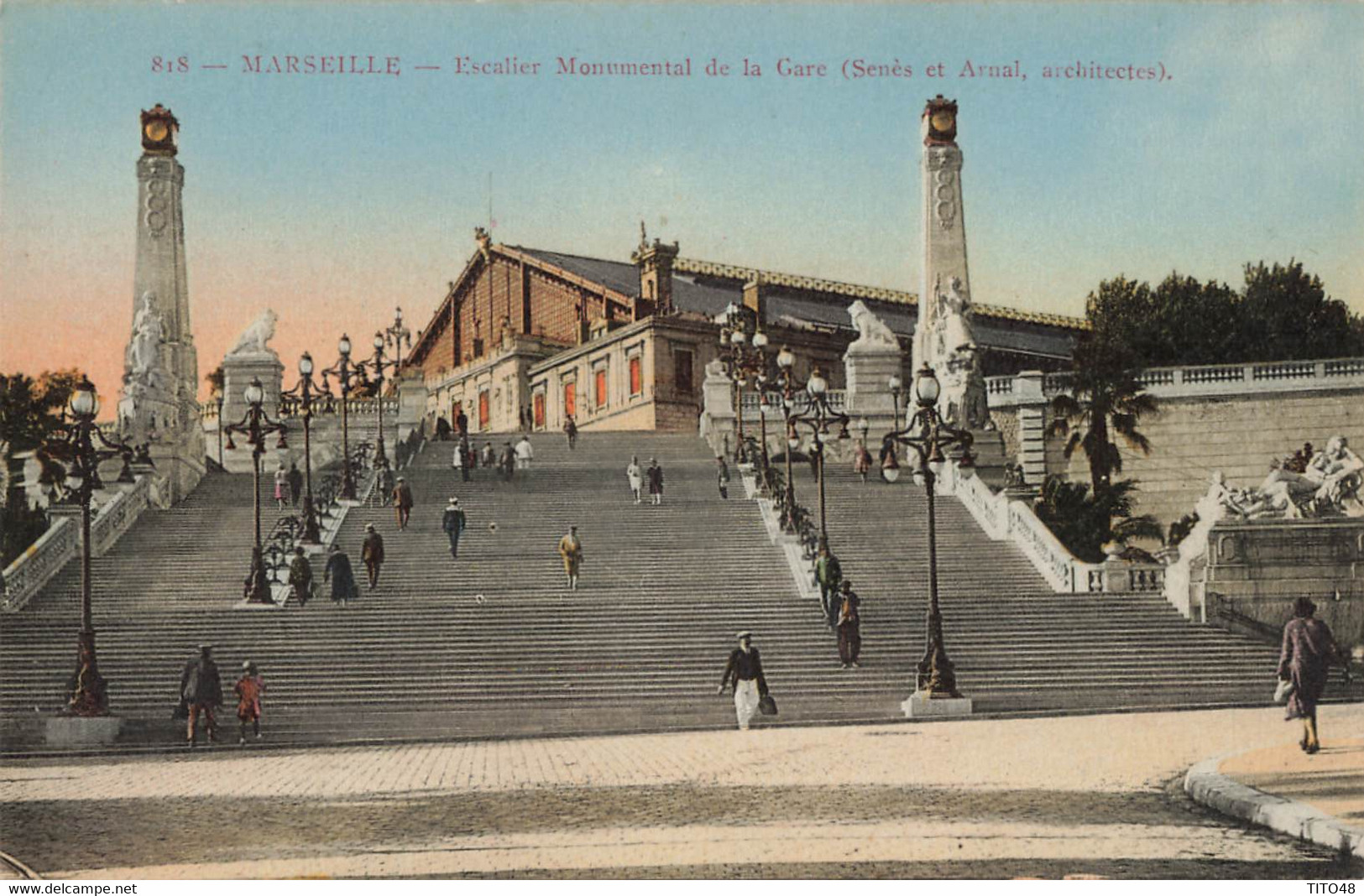 France (13 Marseille) - Escalier Monumental de la Gare